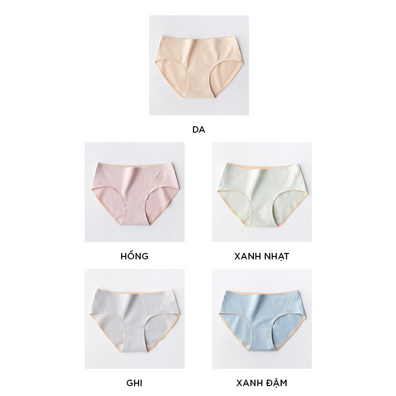 Quần lót nữ xẻ đáy cotton mặc trong váy màu hồng cute dễ thương đẹp giá rẻ QL10 | BigBuy360 - bigbuy360.vn