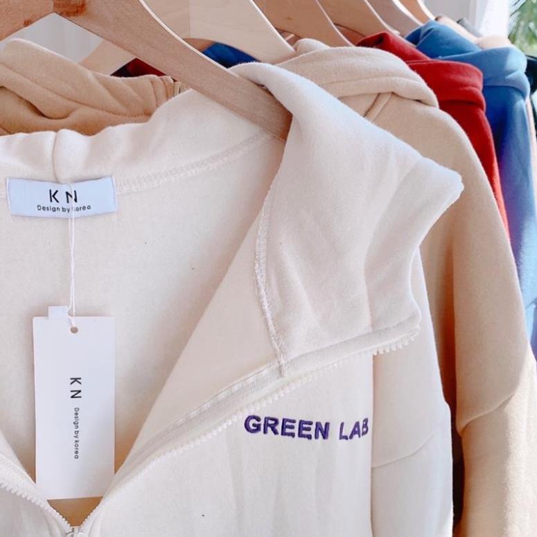 HOODIE khoá nửa chữ lưng