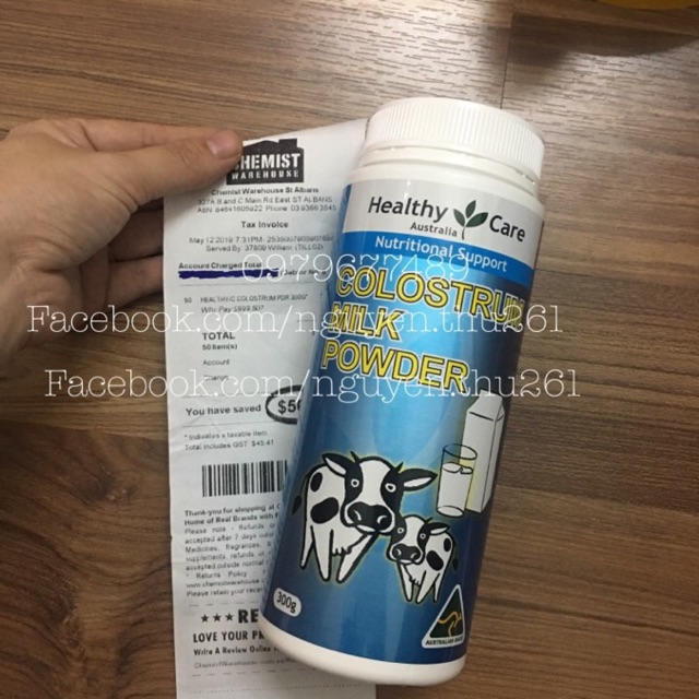 SỮA NON ÚC - COLOSTRUM MILK POWER CỦA HEALTHY CARE