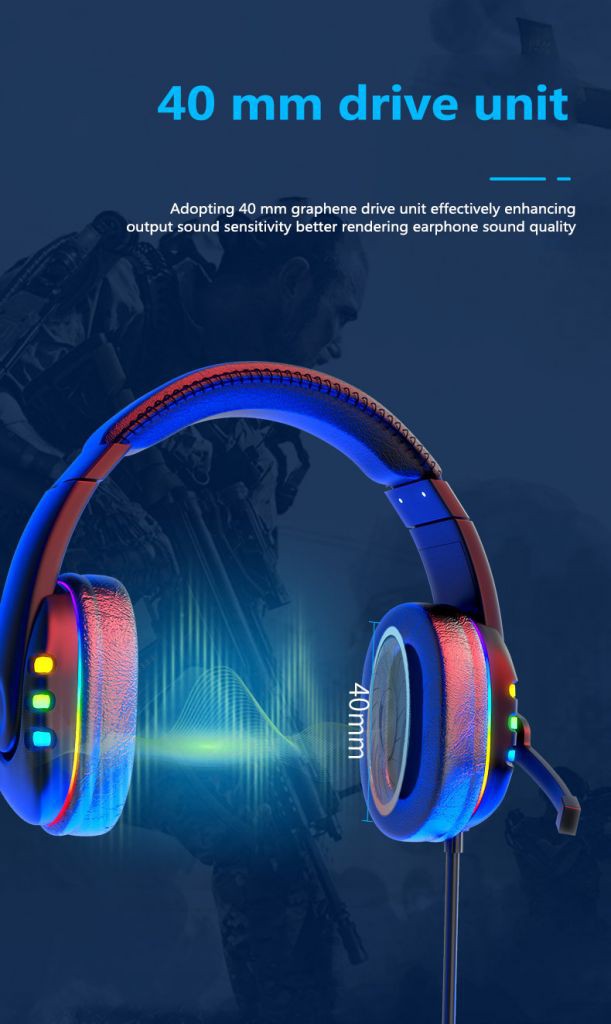 Tai Nghe Trùm Đầu Ak47 Có Đèn Led Chuyên Dụng Cho Game Thủ