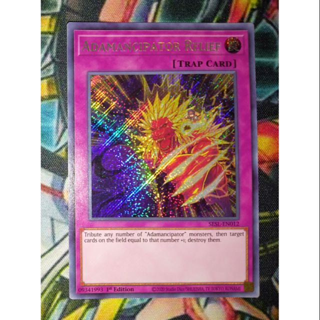 Thẻ bài Yugioh: Adamancipator Relief (US) - SESL-EN012 (Secret Rare)