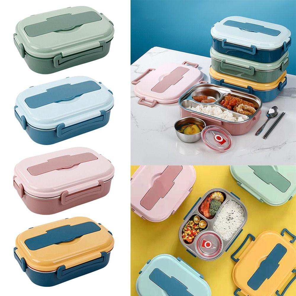 Hộp Đựng Cơm Trưa Giữ Ấm Bằng Thép Không Gỉ 304 Tiện Dụng