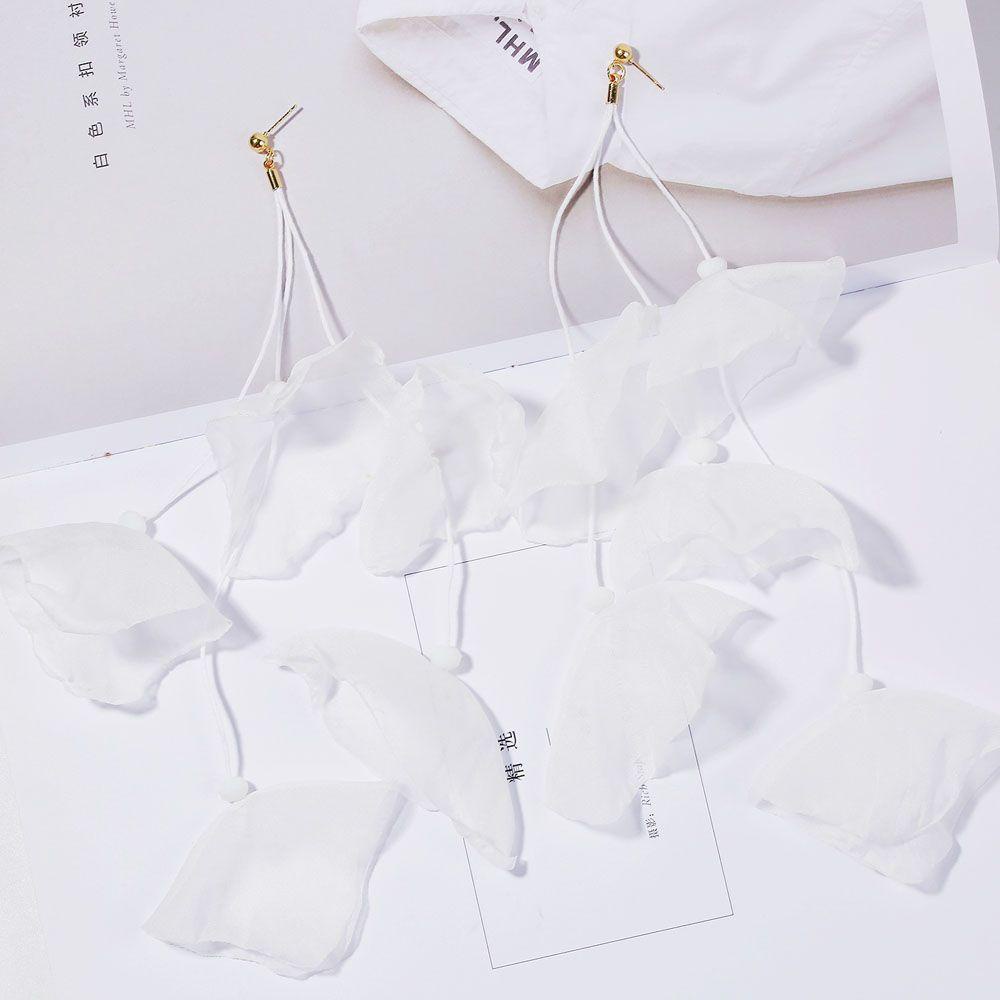 Bông Tai Dáng Dài Nhiều Lớp Thiết Kế Lãng Mạn Thời Trang Cho Nữ