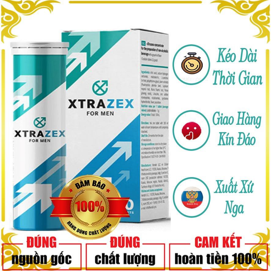 [Chính hãng]Viên sủi Nga Xtrazex - Thảo Dược - [1 Hộp / 10 viên]- Nội địa Nga