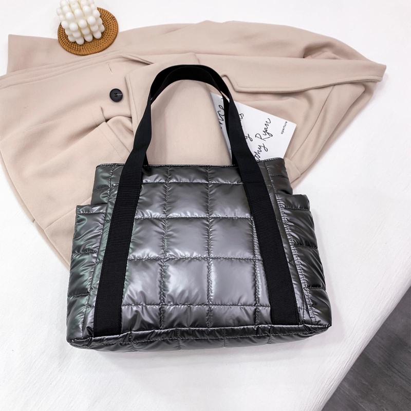 Túi Xách Tay Bằng Nylon Sức Chứa Lớn 10MK Màu Sắc Đơn Giản
