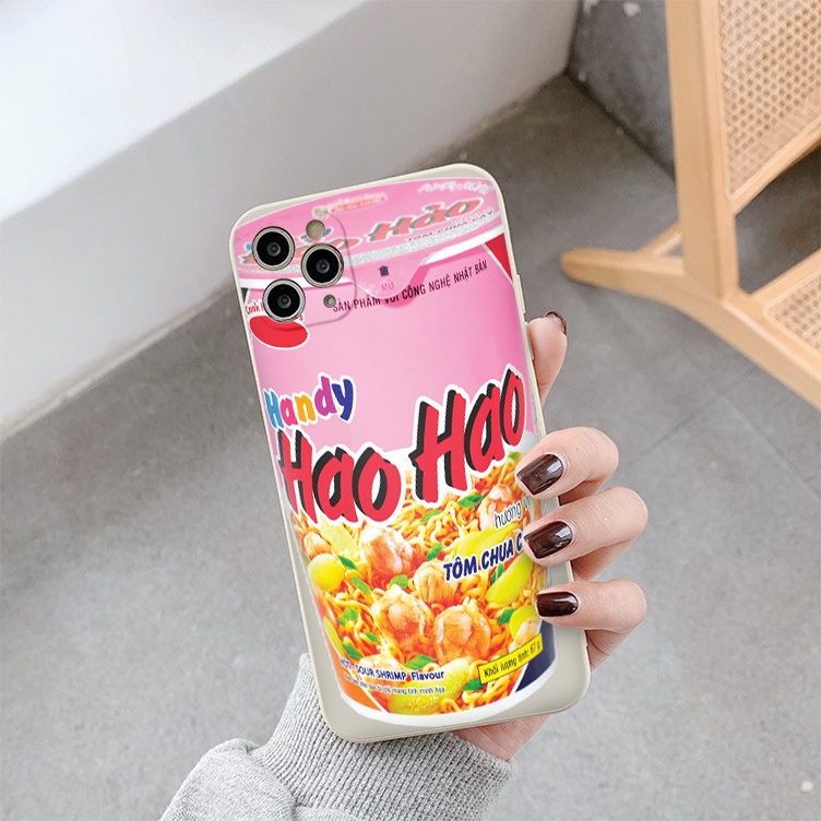Ốp lưng iphone Vỏ kẹo mì tôm Hao hao iphone 7 8 Plus 6 6s Plus 11 13 12 14 Pro MAX XR X XS MAX SE 2020 e1581 tr1241