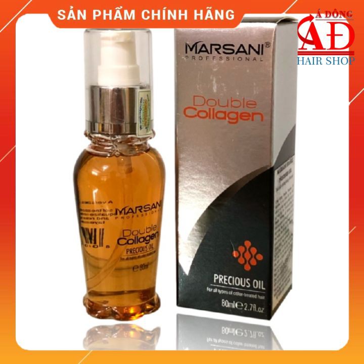 [Chính hãng] [new] Tinh dầu dưỡng bóng MARSANI DOUBLE PRECIOUS OIL 80ml