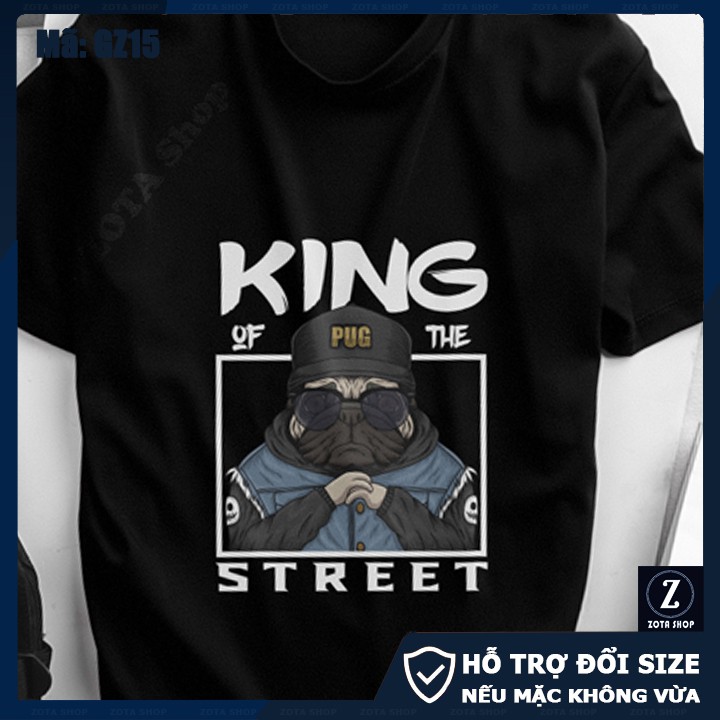 Áo thun nam đẹp, áo thun tay ngắn ZOTA GZ15 in King of the street