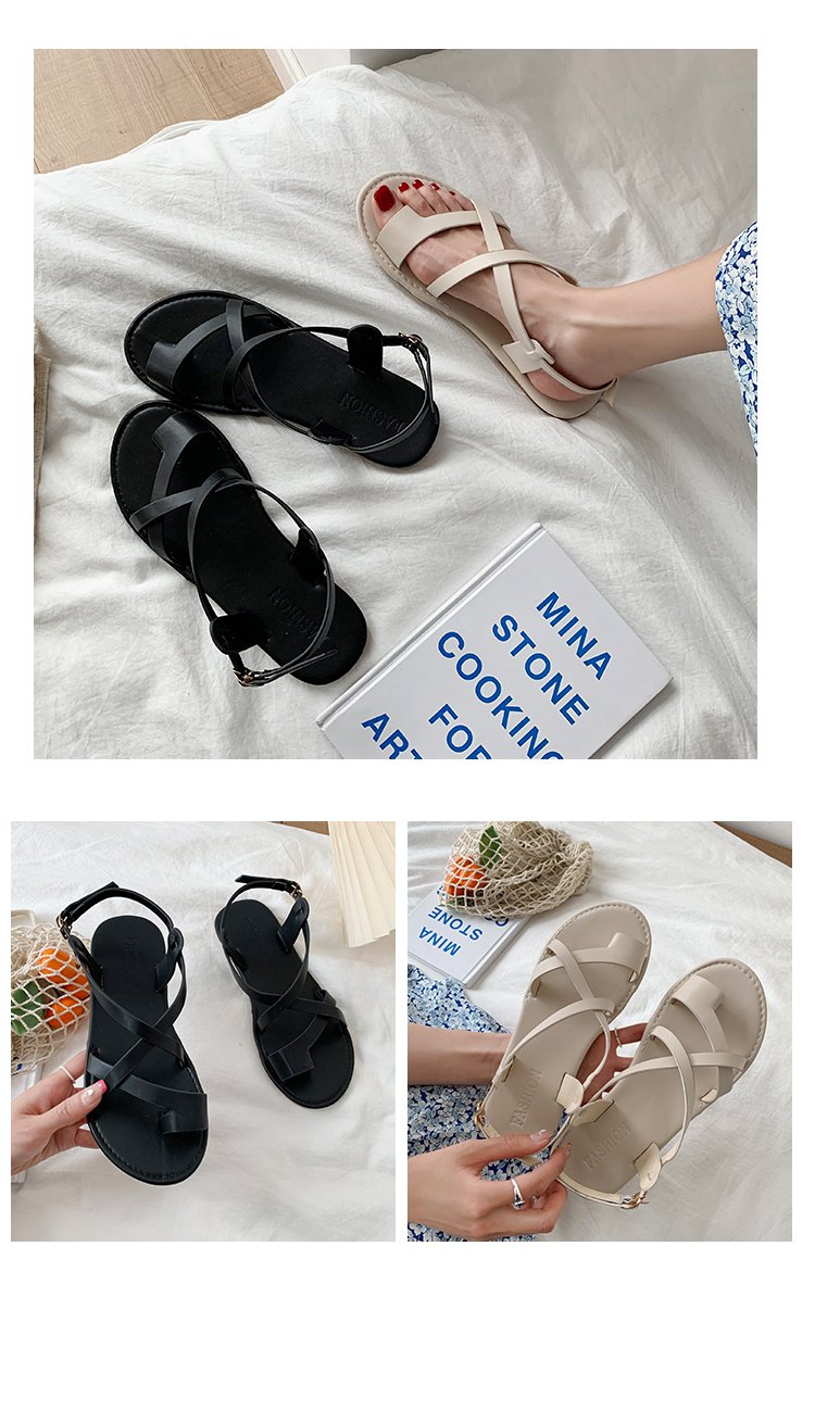 [ Mã 66CBSALE giảm 30K đơn 200K] Xăng đan Nữ Hở Ngón Đế Bằng Thời Trang | BigBuy360 - bigbuy360.vn