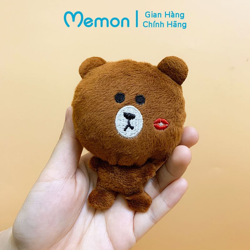 Móc Khóa Gấu Bông Brown và Thỏ Cony Cao Cấp Memon