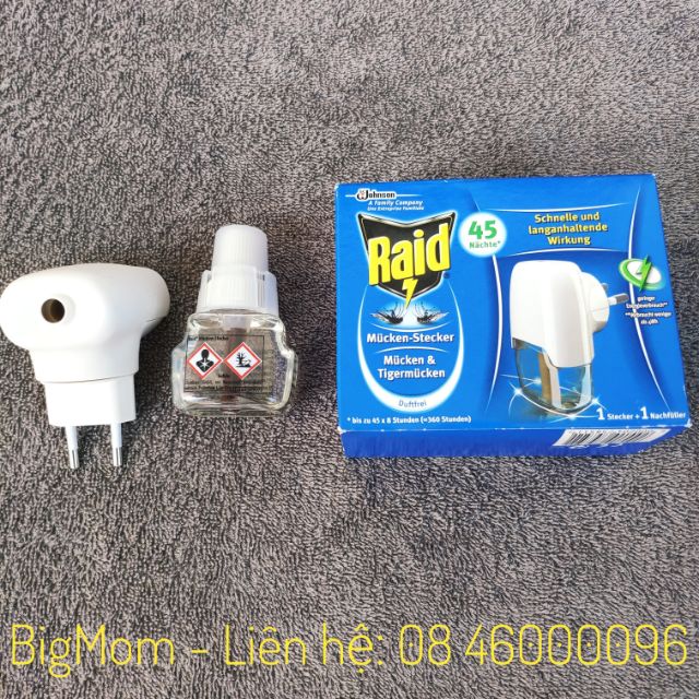 MÁY TINH DẦU ĐUỔI MUỖI RAID