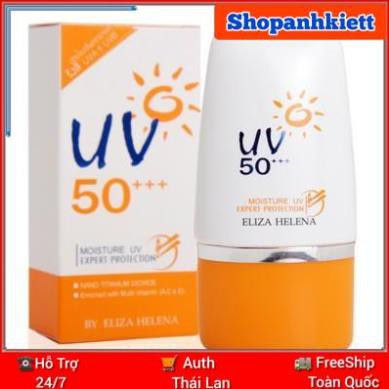 Kem Chống Nắng Eliza Helena UV 50 Thái Lan + tặng sữa rửa mặt Acnes Pure White 25g