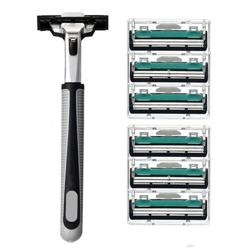 Bộ Dao Cạo Râu 36 Lưỡi Thép Sắc Bén Kèm Tuýp Kem  An Toàn Khi Sử Dụng