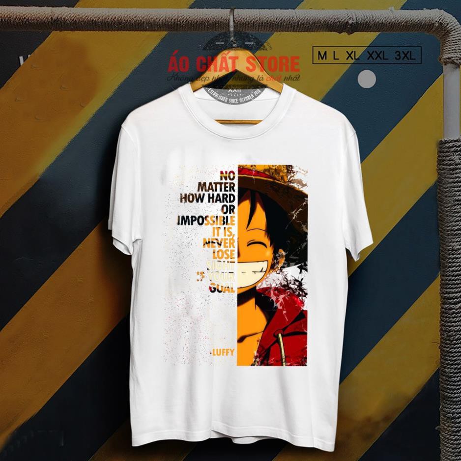 (VIDEO + ẢNH THẬT) BST 7 ÁO LUFFY MŨ RƠM CỰC ĐẸP | ÁO ONE PIECE ĐẢO HẢI TẶC TRUY NÃ LUFFY WANTED TSHIRT - hàng cực xinh