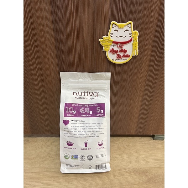 Hạt chia seed nutiva organic hữu cở 1.36 kg nhập khẩu mỹ