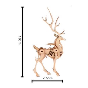 Đồ Chơi Xếp Hình Trẻ Em, Trò Chơi Lắp Ráp, Mô Hình Lắp Ghép Trang Trí Bằng Gỗ 3D