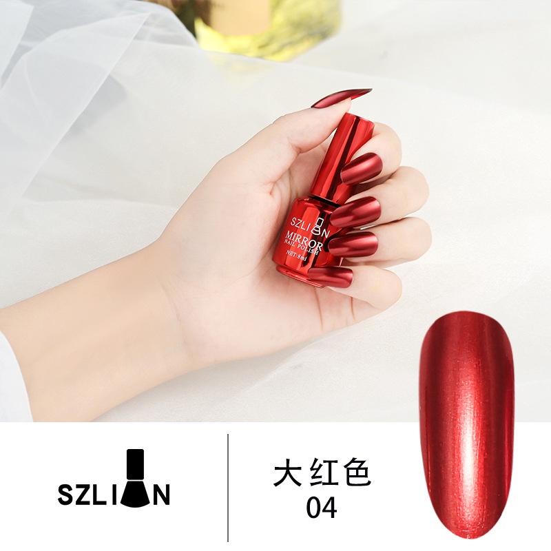 ANNIES Sơn Móng Tay Hiệu Ứng Tráng Gương Màu Vàng / Bạc Lâu Trôi Mau Khô