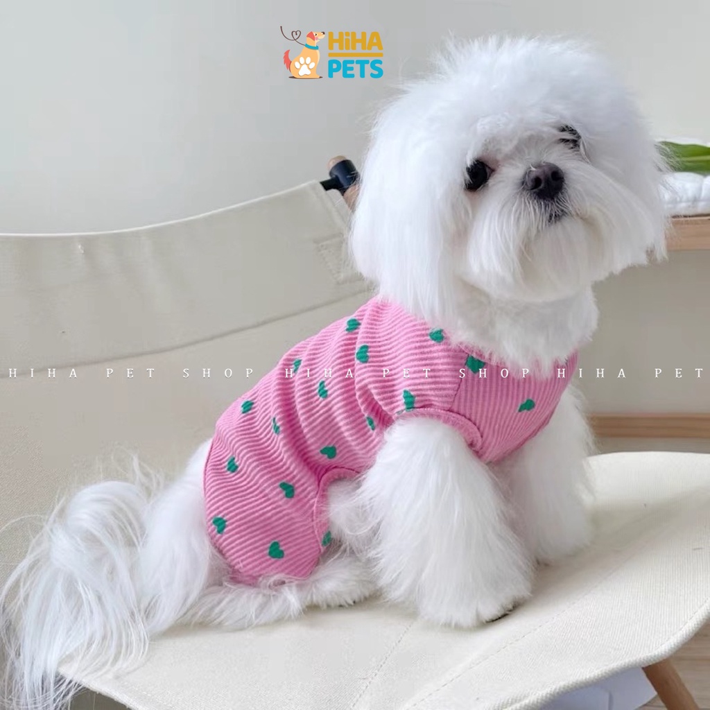 Quần Áo Cho Chó Mèo 4 Chân Mặc Ấm Chất Liệu Thun Cotton Quần Áo Thú Cưng Jump Hình Dễ Thương Hihapet.