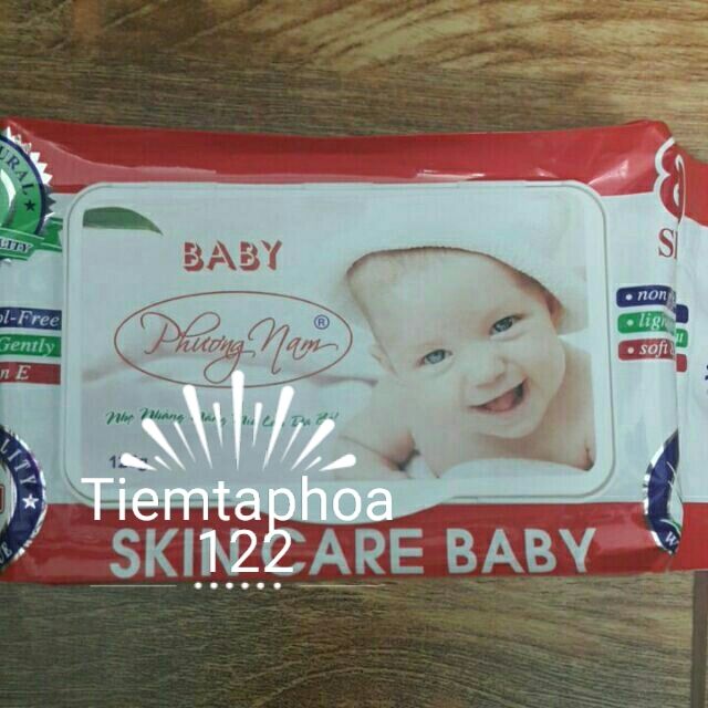 Khăn ướt baby Phương Nam 80gr, khăn ướt cho bé