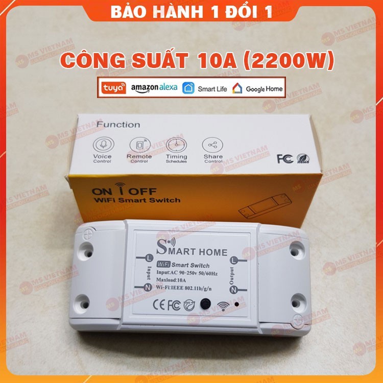 Công Tắc TUYA Wifi+ Bluetooth Điều Khiển Từ Xa Tuya Basic