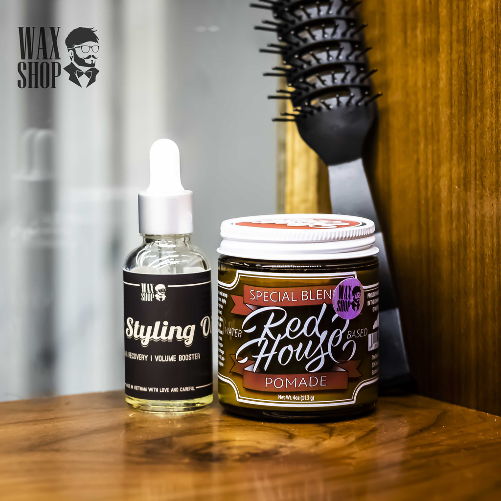 Sáp Vuốt Tóc Special Blend Pomade - The Red House⚡[Chính Hãng]⚡Siêu Giữ Nếp tới 24 Tiếng, Tặng Kèm Pre-Styling Oil+ Lược