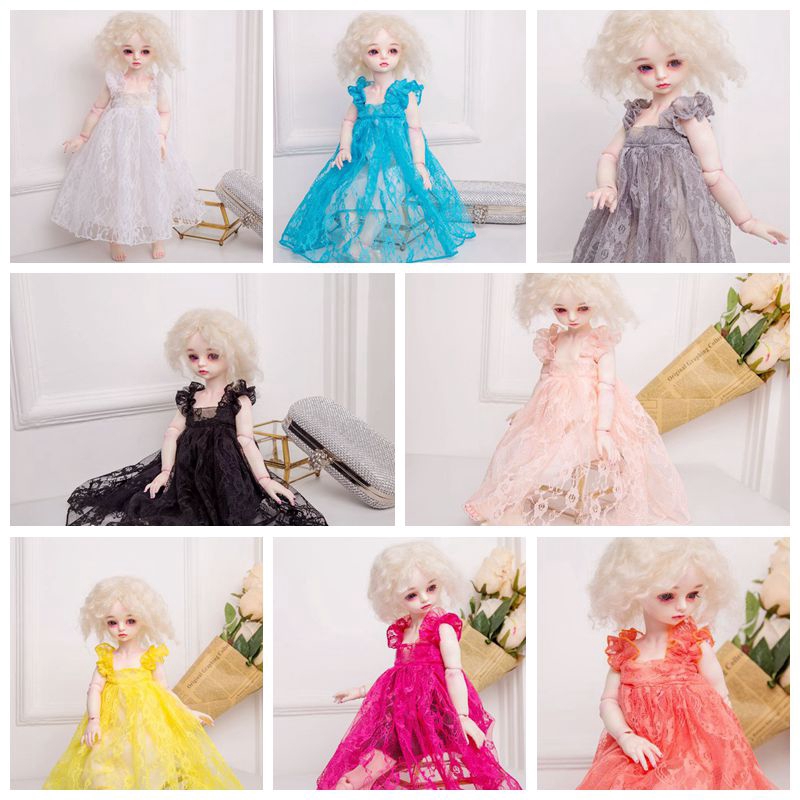 Đầm ren duyên dáng cho búp bê