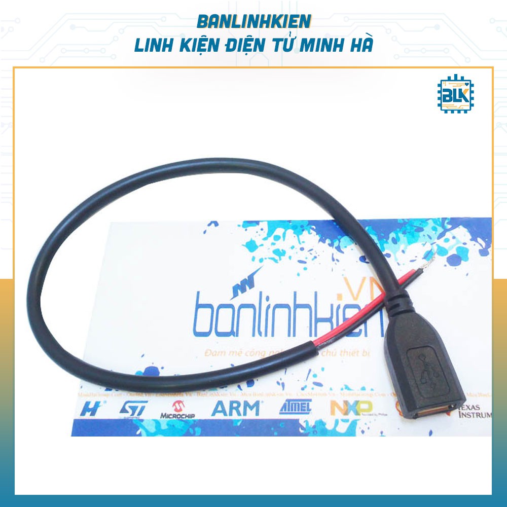 Dây MicroUSB Cái 20CM 1 Đầu