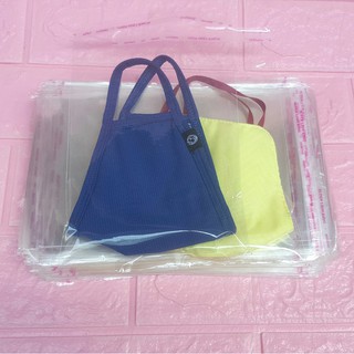 1kg Túi Opp dán mép 14x18cm (+ 4cm) - Túi ni lông băng keo dán miệng - Bao nilon dán miệng