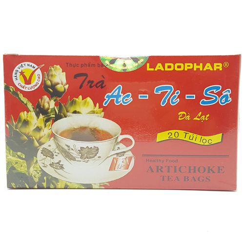 Trà Atiso Đà Lạt Ladophar hộp 20 gói x 20g