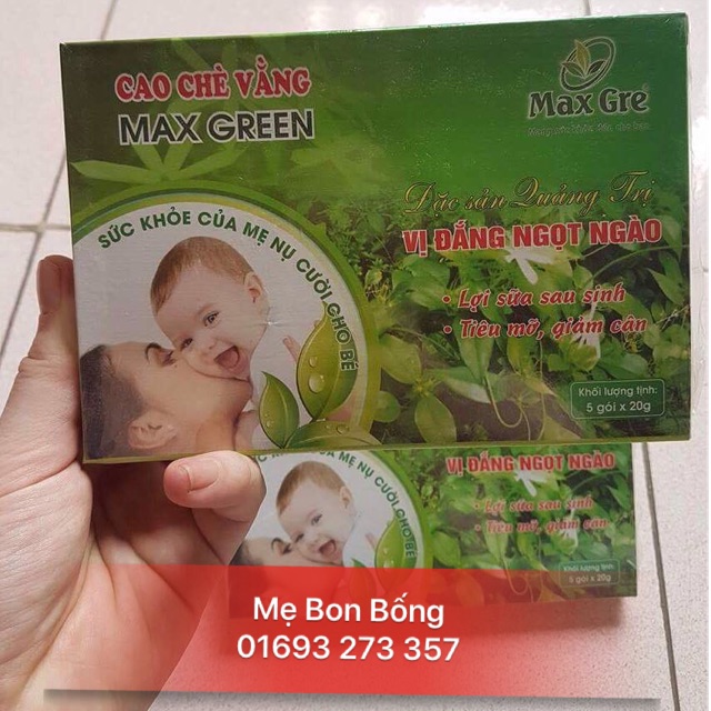 Cao chè Vằng Max Green 20g