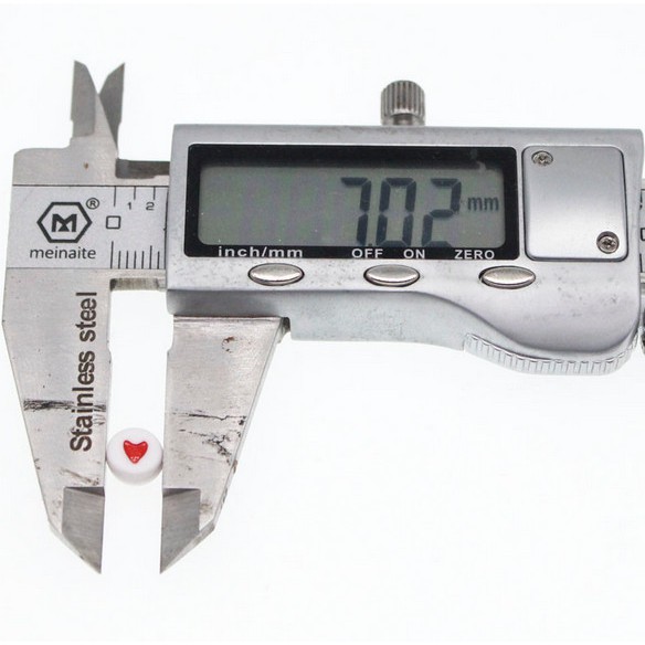 Bộ 100 hạt nhựa dẹt hình trái tim làm trang sức thủ công