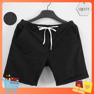 {HINH THAT} Quần short kaki nam lưng thun sọc ẩn thời trang {RE VO DICH}