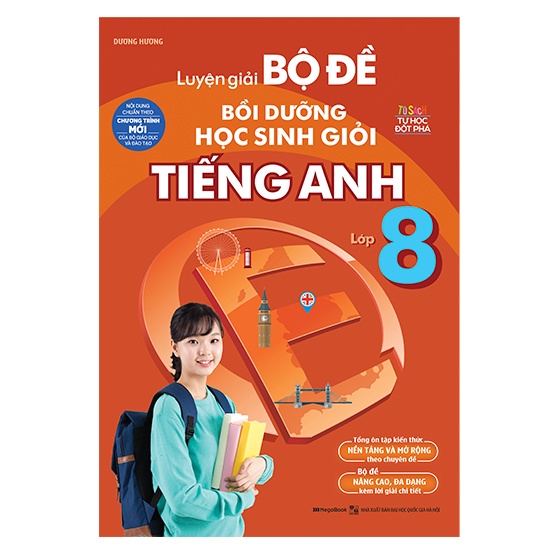 Sách - Luyện giải bộ đề bồi dưỡng học sinh giỏi Tiếng Anh THCS 6 7 8 9 lẻ tùy chọn MEGATHCS9411