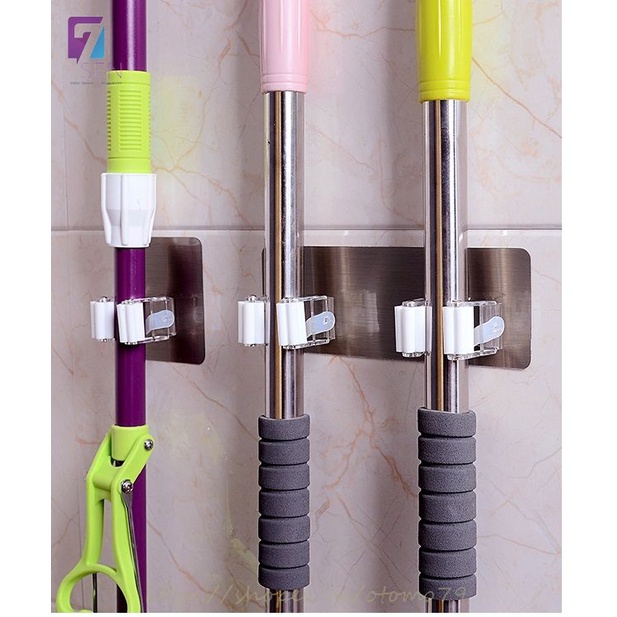 Móc Dán Treo Chổi Lau Nhà Loại Miếng Dán Cao Cấp Siêu Chắc