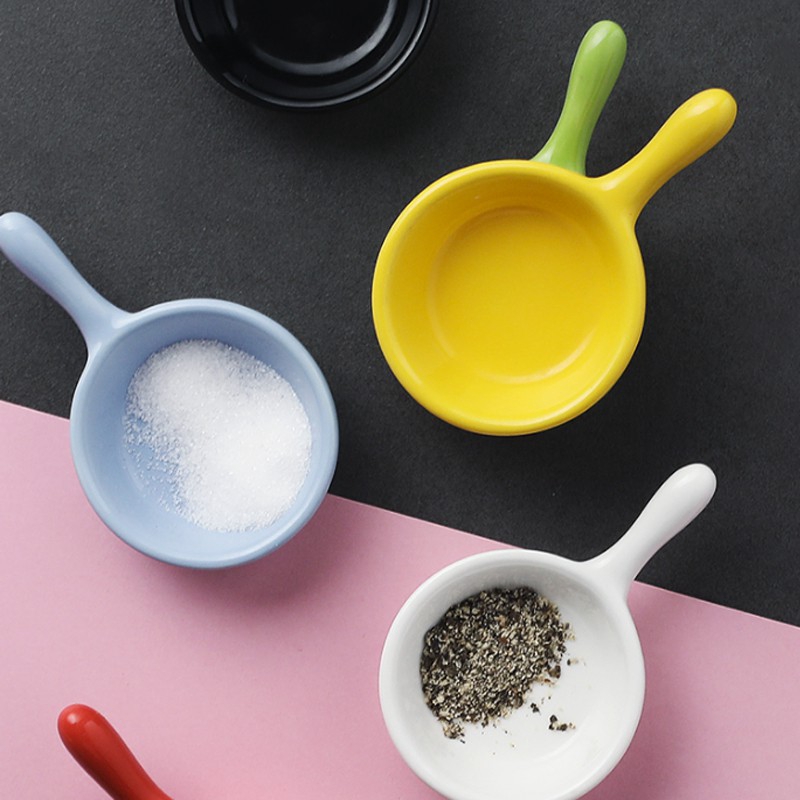 Chén gốm SWEEJAR đựng nước sốt có tay cầm tiện dụng