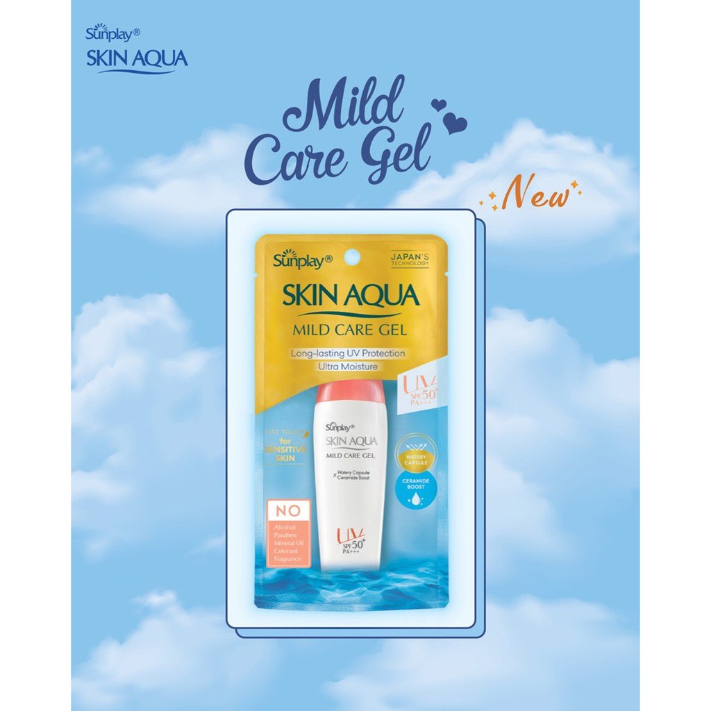 Gel Chống Nắng Cho Da Nhạy Cảm Sunplay Skin Aqua Mild Care Gel SPF50+ PA+++ 25g