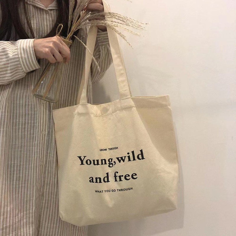 Túi xách canvas cỡ lớn thời trang cho nữ