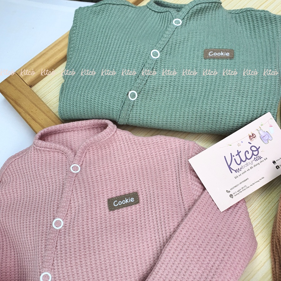 COOKIE Sleepsuit cài chéo liền tất