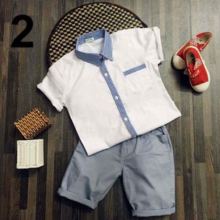 Set sơ mi phong cách Hàn Quốc