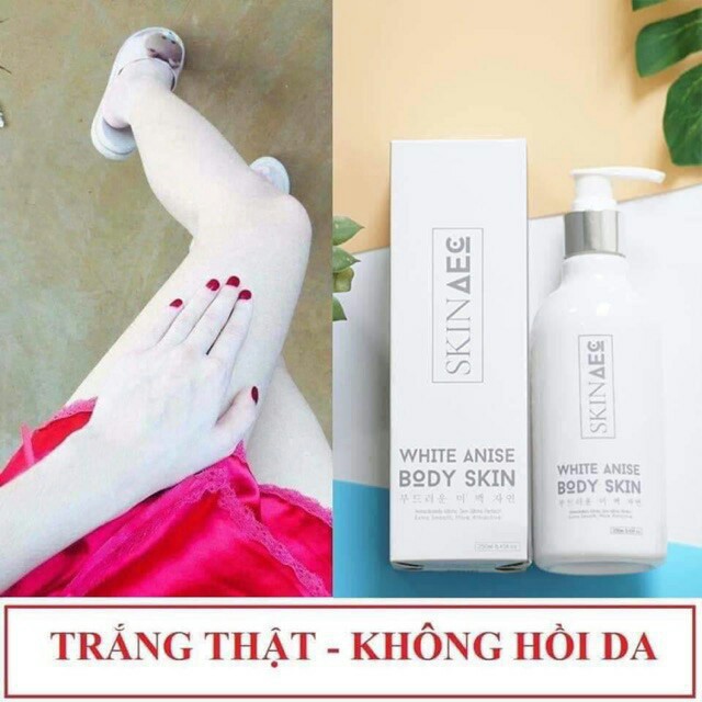 Ủ KÍCH SIÊU TRẮNG SKIN AEC WHITE ANISE BODY