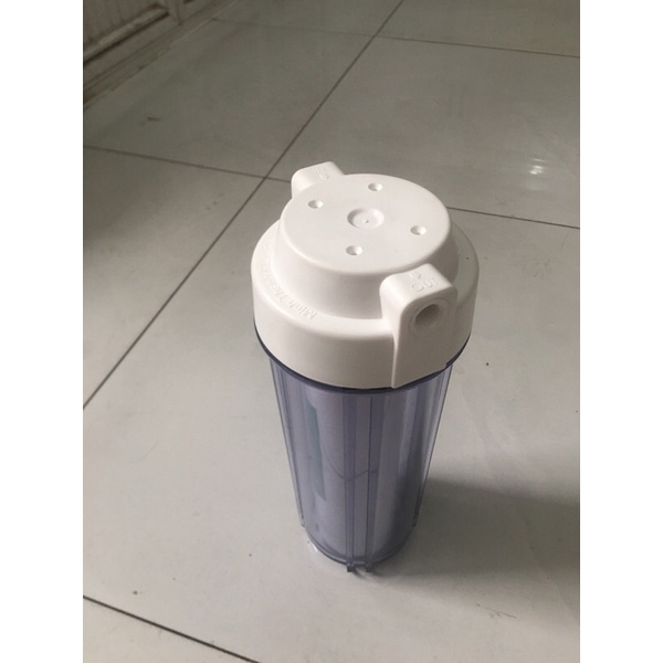 Cốc lọc trong 10inc ren trong 13 , Kèm lõi lọc pp5 Micron -  Dùng cho máy lọc nước RO , NANO - Lọc thô cho phun sương
