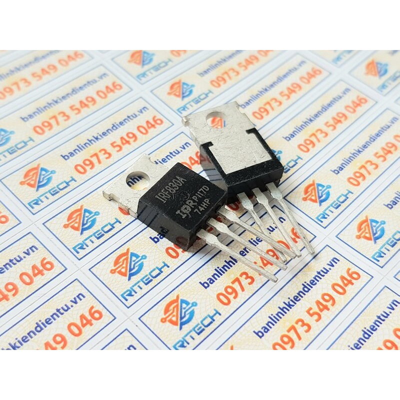[combo 5 chiếc ] IRF830 IRF830A Mosfet kênh N 4.5A 500V TO-220