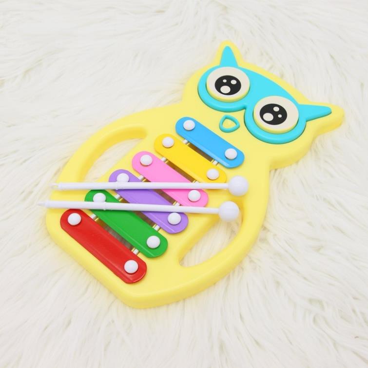 FREE SHIP !!! Đồ chơi đàn gõ Xylophone Toyshouse hình cú mèo màu vàng