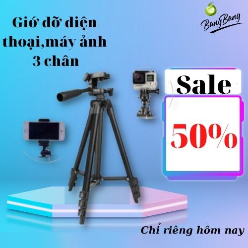 Giá Đỡ Điện Thoại 3 Chân Tripod 3110 Và Điều Khiển Remote Chụp Ảnh Tương Thích Nhiều Dòng Máy