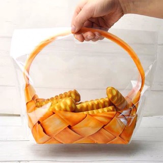 Túi zip mẫu giỏ quai xách