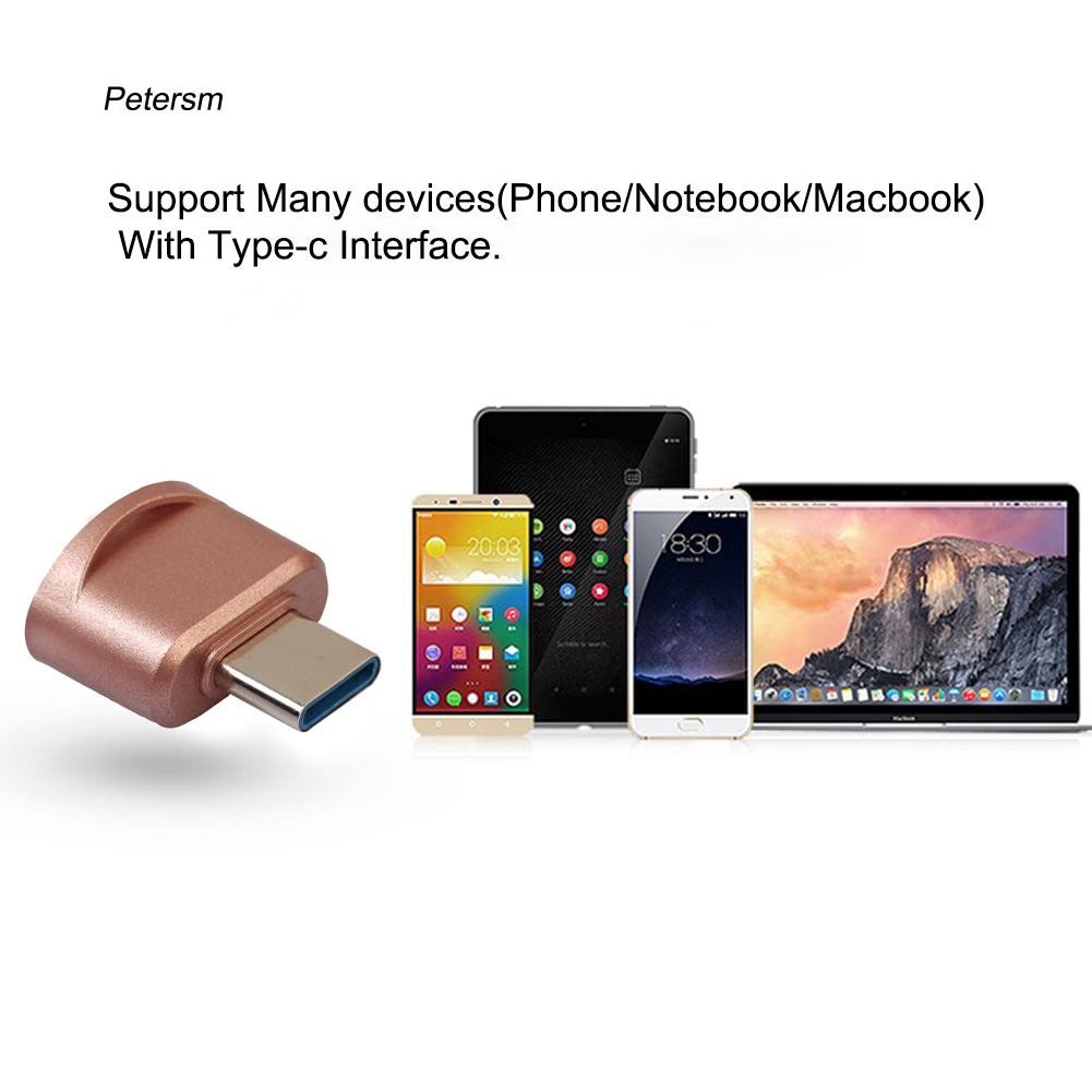 Đầu nối USB 2.0 OTG mini ptsm _ Type-C cho điện thoại , máy tính bảng