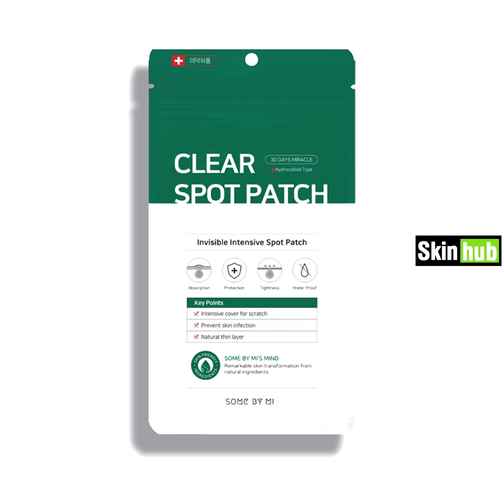 Miếng dán mụn thần tốc Some by mi clear spot patch 18 miếng skin hub