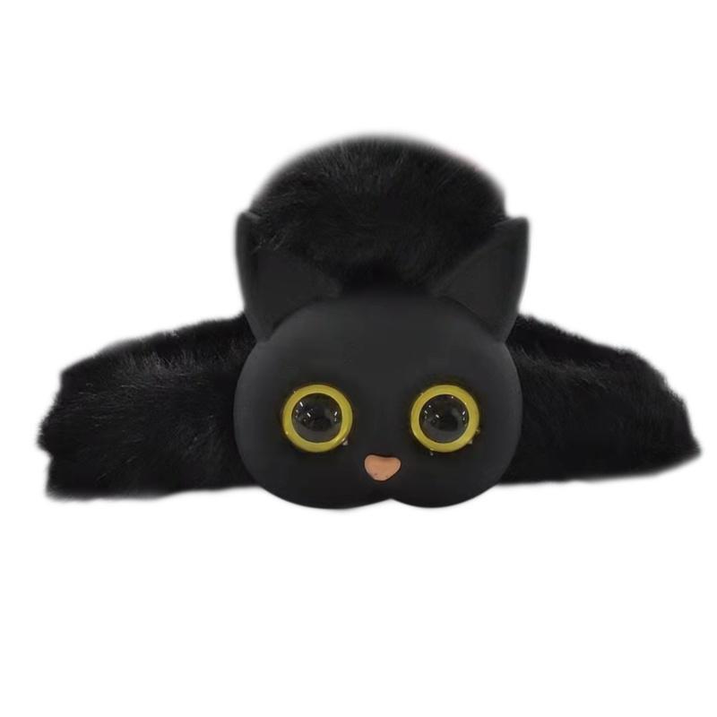 Kẹp Tóc Lông Nhung Dễ Thương Thời Trang Thu Đông Dành Cho Nữ