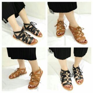 Sandal chiến binh thắt dây giữa