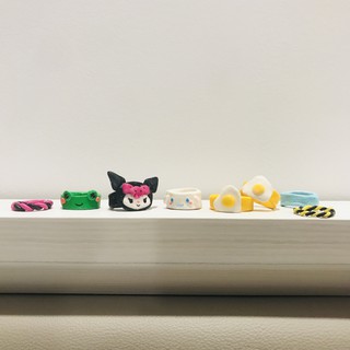 Nhẫn đất sét handmade - Clay ring - Kuromi